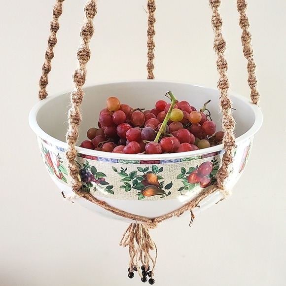 Natural Handmade Jute Plant Hanger Large - Picture 5 of 15